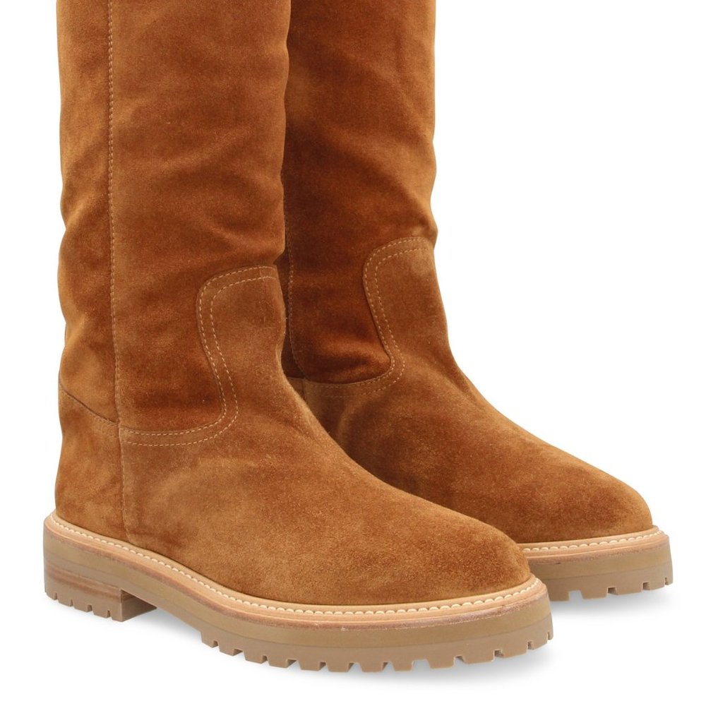 JIMMY CHOO Yomi Flat boots with shearling
